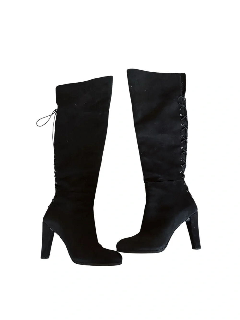 Stuart Weitzman Lace me up suede boots RETAIL 850